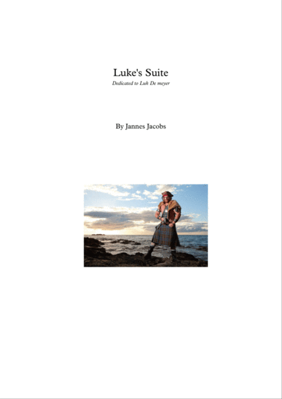 Luke's suite by Jannes Jacobs Concert Band scores gallery preview page 1