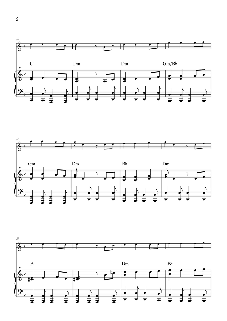 He's A Pirate Flute Solo scores gallery preview page 2