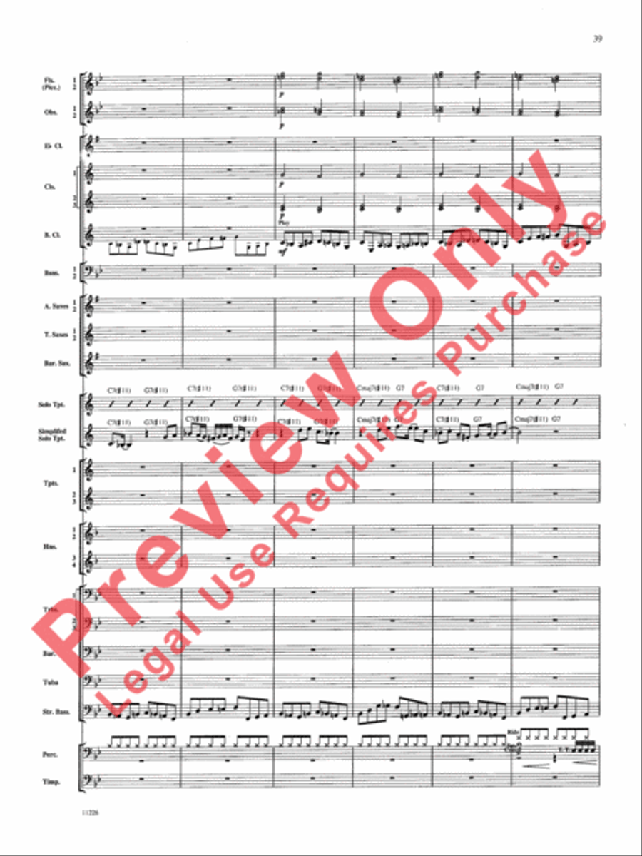American Jazz Suite American Jazz Suite Concert Band scores gallery preview page 40