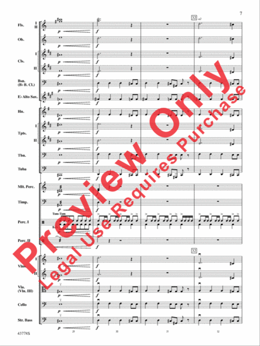 Godzilla Full Orchestra scores gallery preview page 27