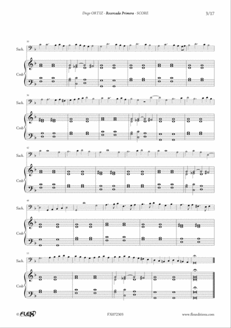 8 Recercadas Cembalo scores gallery preview page 3