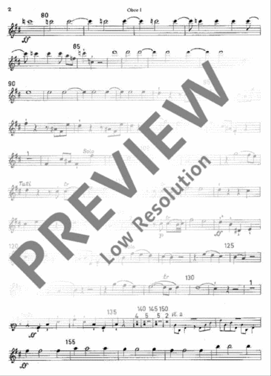 Symphony No. 1 Flute scores gallery preview page 11