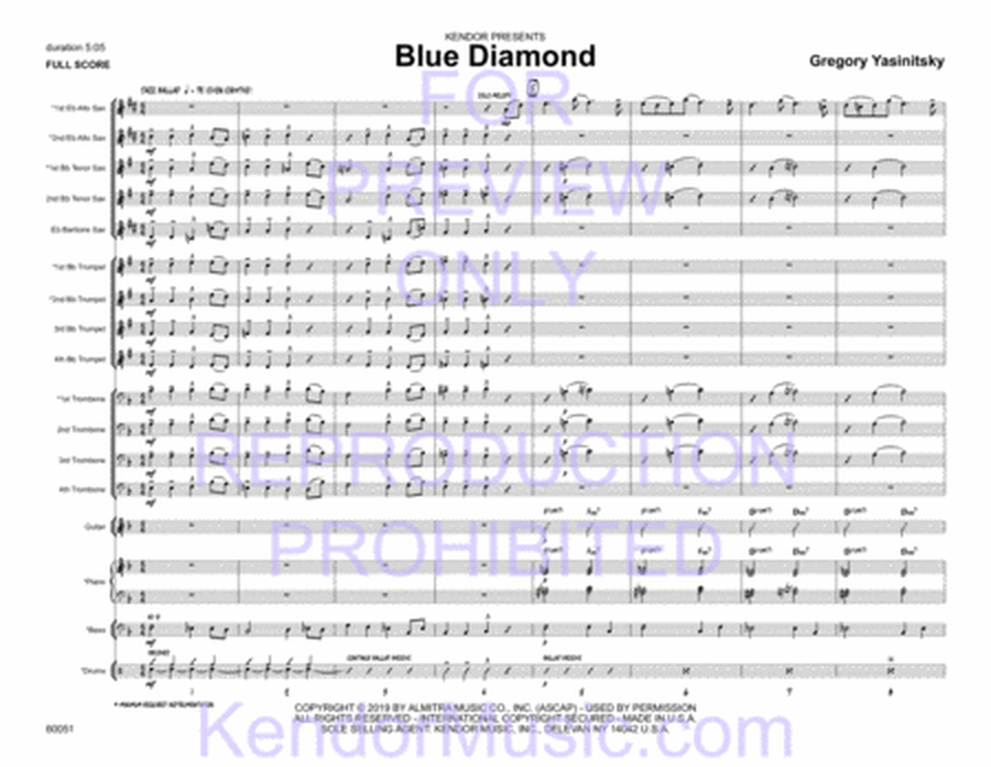 Blue Diamond (Full Score)