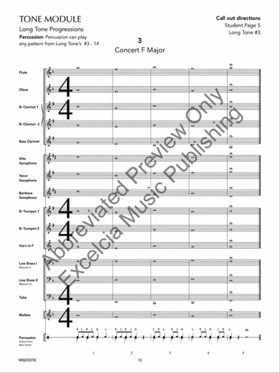 The Complete Warm-Up for Band Alto Saxophone scores gallery preview page 11