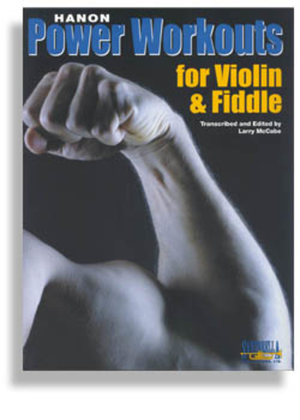 Book cover for Hanon Power Workouts for Violin and Fiddle