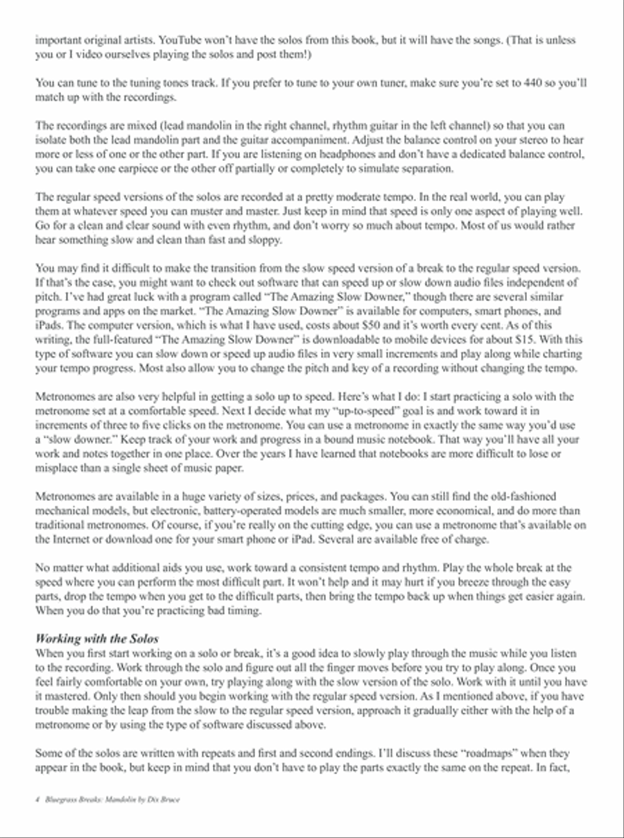 Bluegrass Breaks: Mandolin Bluegrass Fiddle scores gallery preview page 5