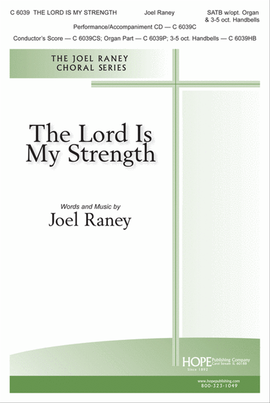 The Lord Is My Strength 4-Part scores gallery preview page 1