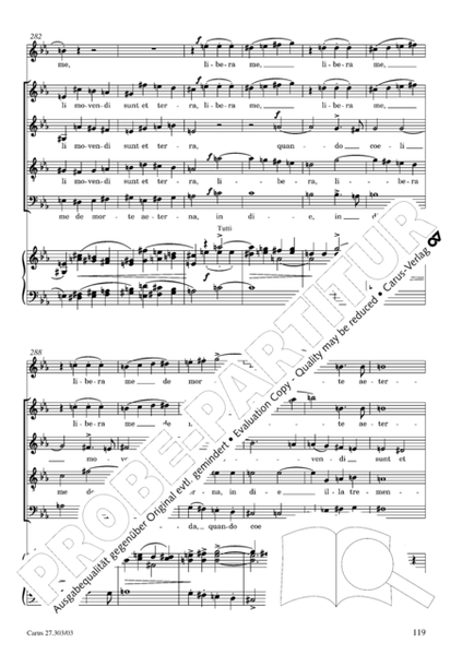 Messa da Requiem by Giuseppe Verdi 4-Part - Sheet Music