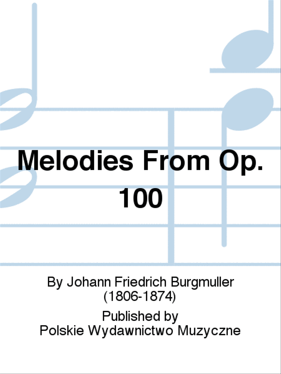 Melodies From Op. 100 Melodies From Op. 100 Accordion scores gallery preview page 1