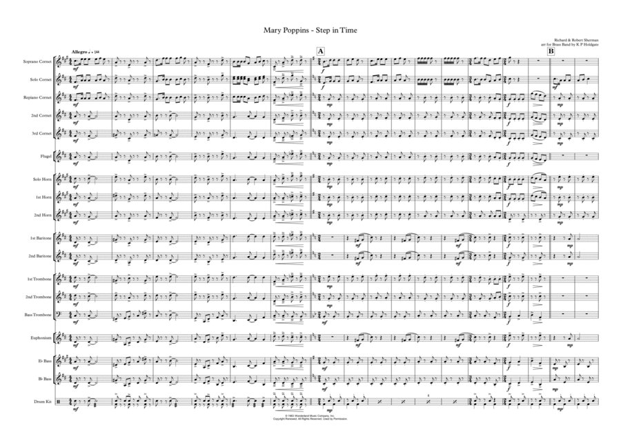 Step In Time Brass Ensemble scores gallery preview page 1