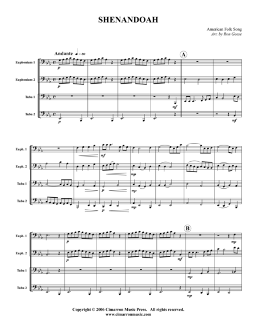 Shenandoah Shenandoah EETT scores gallery preview page 1