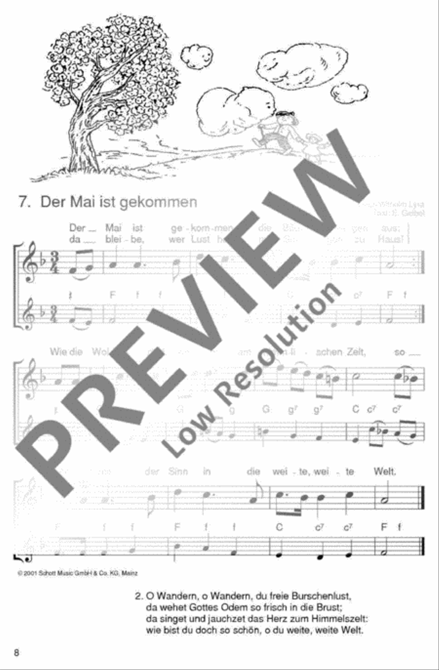 Die schönsten Volks- und Kinderlieder Accordion scores gallery preview page 9