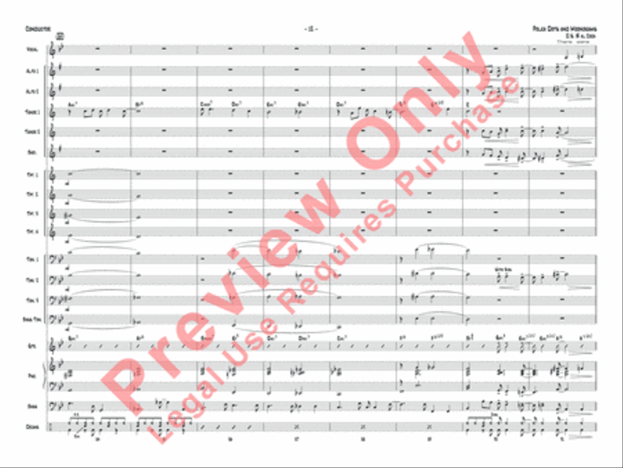 Polkadots and Moonbeams Jazz Ensemble scores gallery preview page 31
