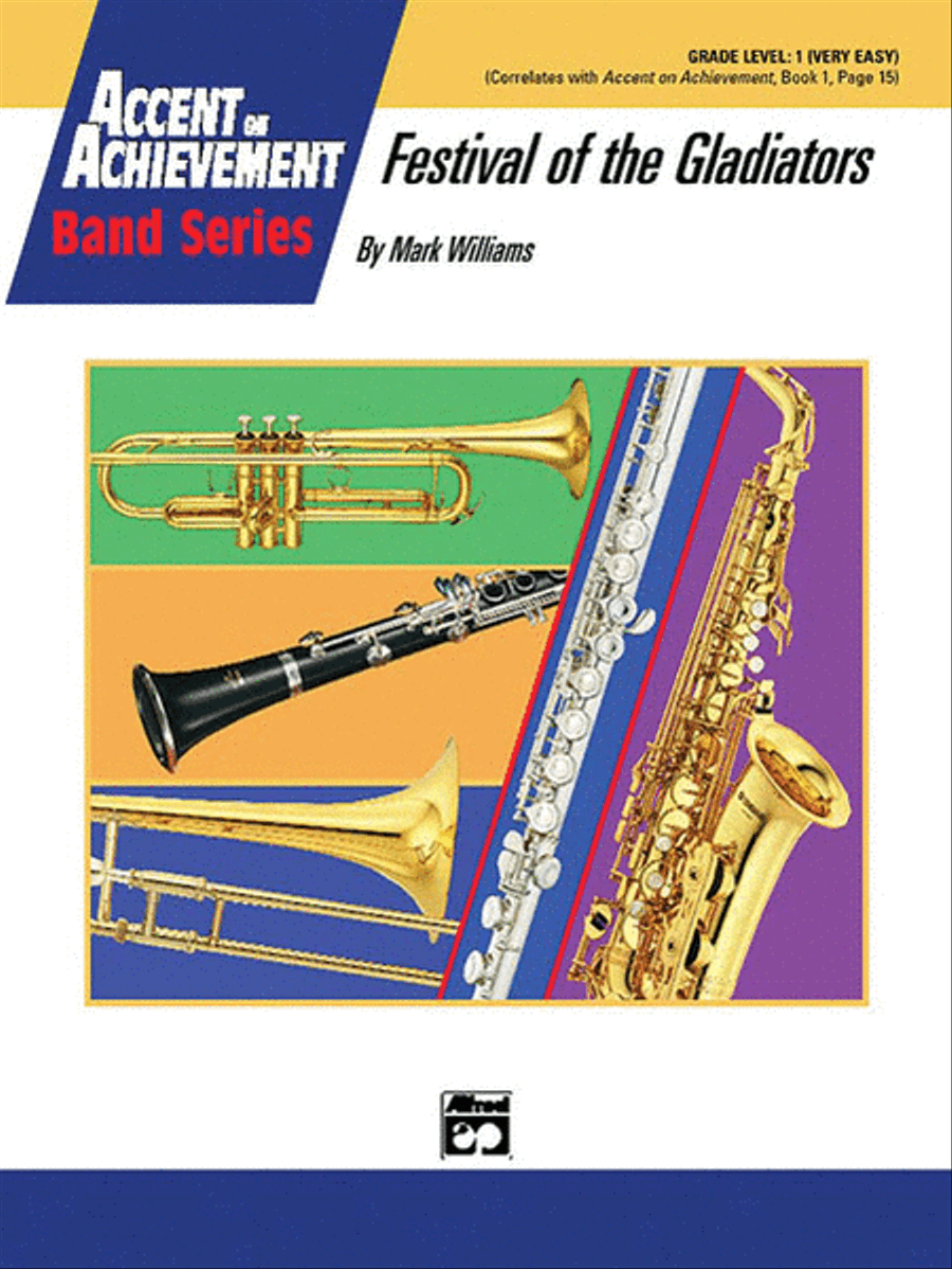 Festival of the Gladiators Concert Band scores gallery preview page 1