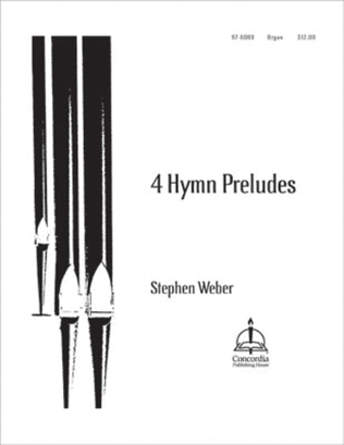 Book cover for 4 Hymn Preludes