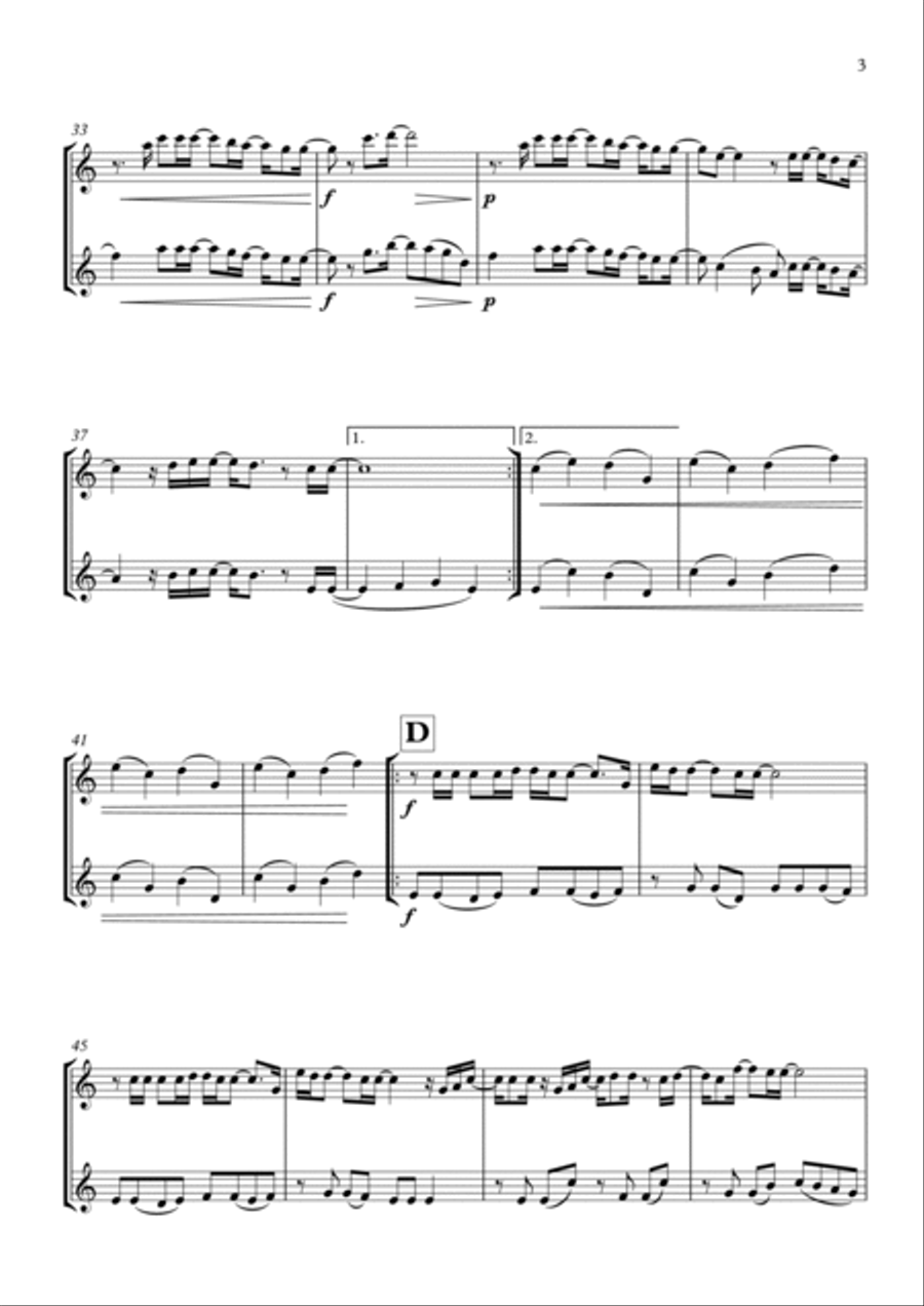 Goodness Of God Woodwind Duet scores gallery preview page 3