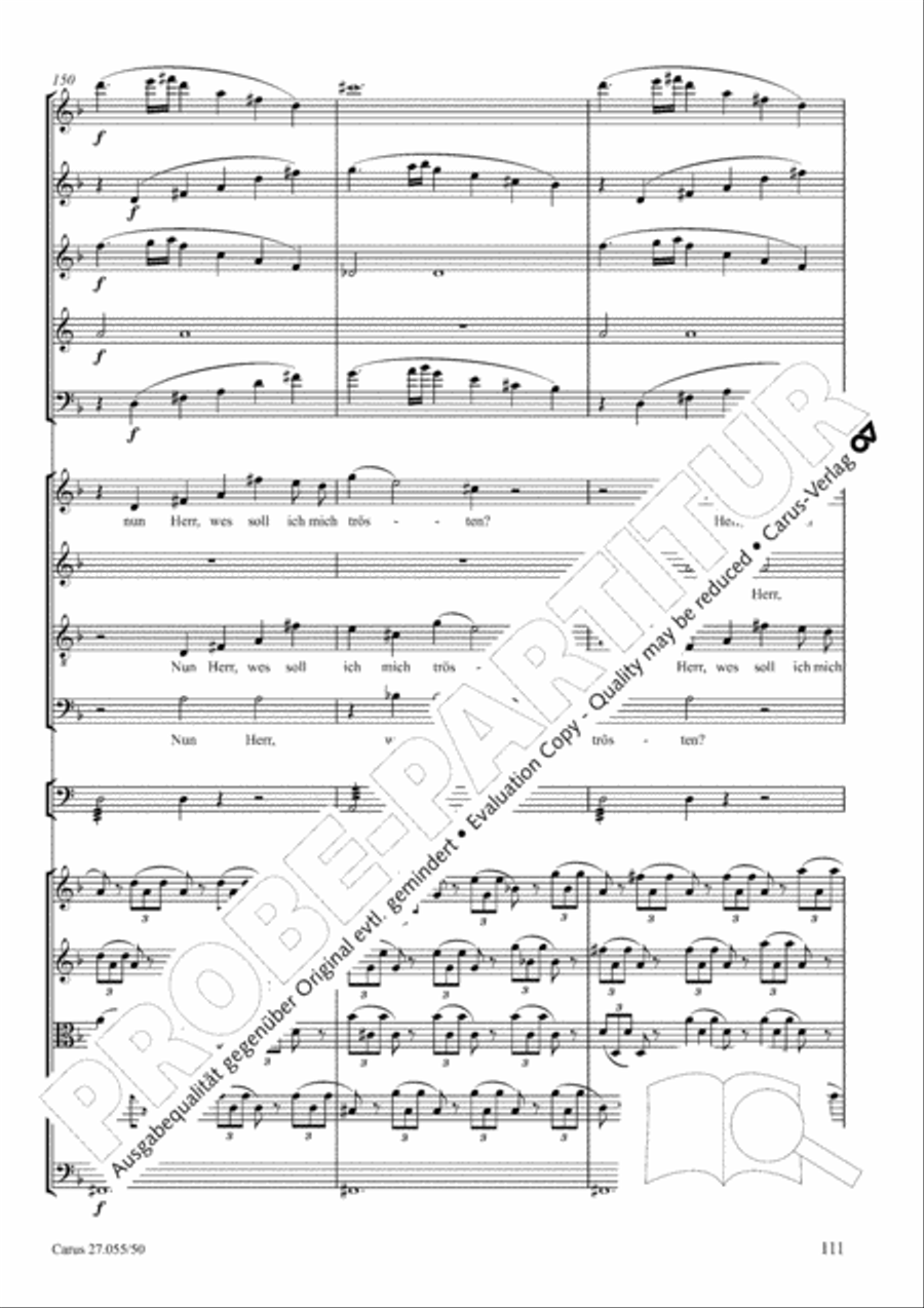 Ein Deutsches Requiem (German Requiem) 4-Part scores gallery preview page 118