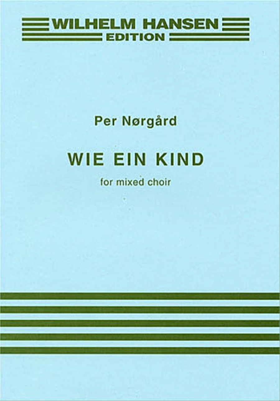 Wie Ein Kind 4-Part scores gallery preview page 1