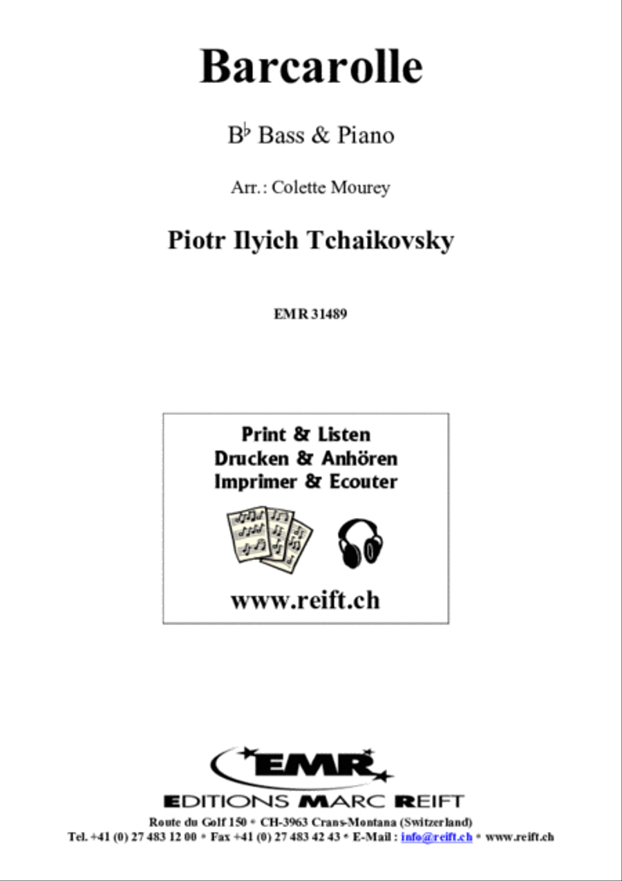 Barcarolle Barcarolle Voice Solo scores gallery preview page 2
