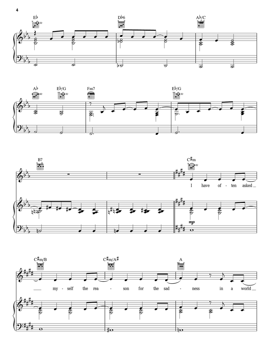 Beautiful Beautiful Acoustic Guitar scores gallery preview page 4
