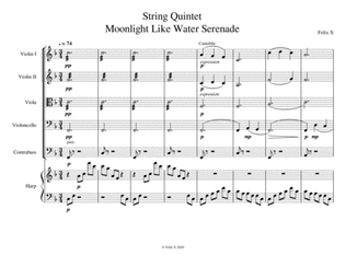 String Quintet - Moonlight Like Water Serenade
