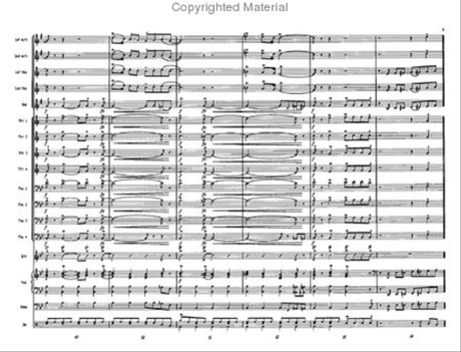 We Wish You a Merry Christmas Jazz Ensemble scores gallery preview page 9