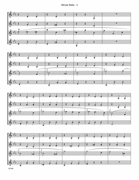 Minute Waltz (Valse Op. 64, No. 1) - Full Score