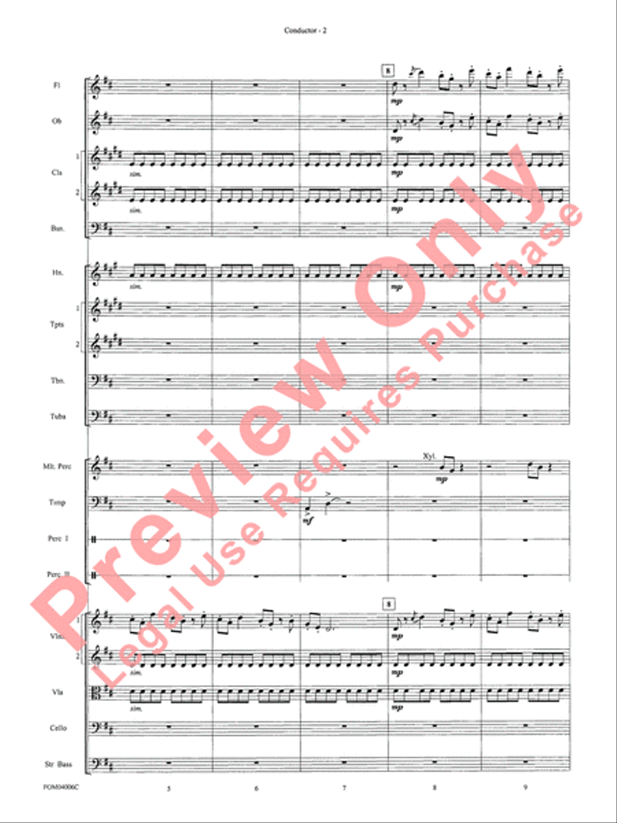 Go West! (Medley) Full Orchestra scores gallery preview page 5