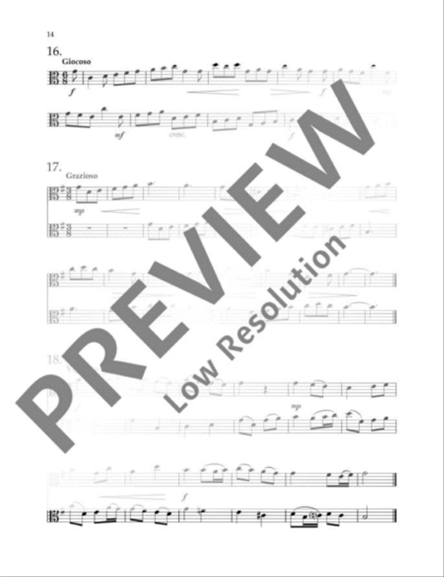 Viola Sight-Reading 2 Viola Solo scores gallery preview page 15