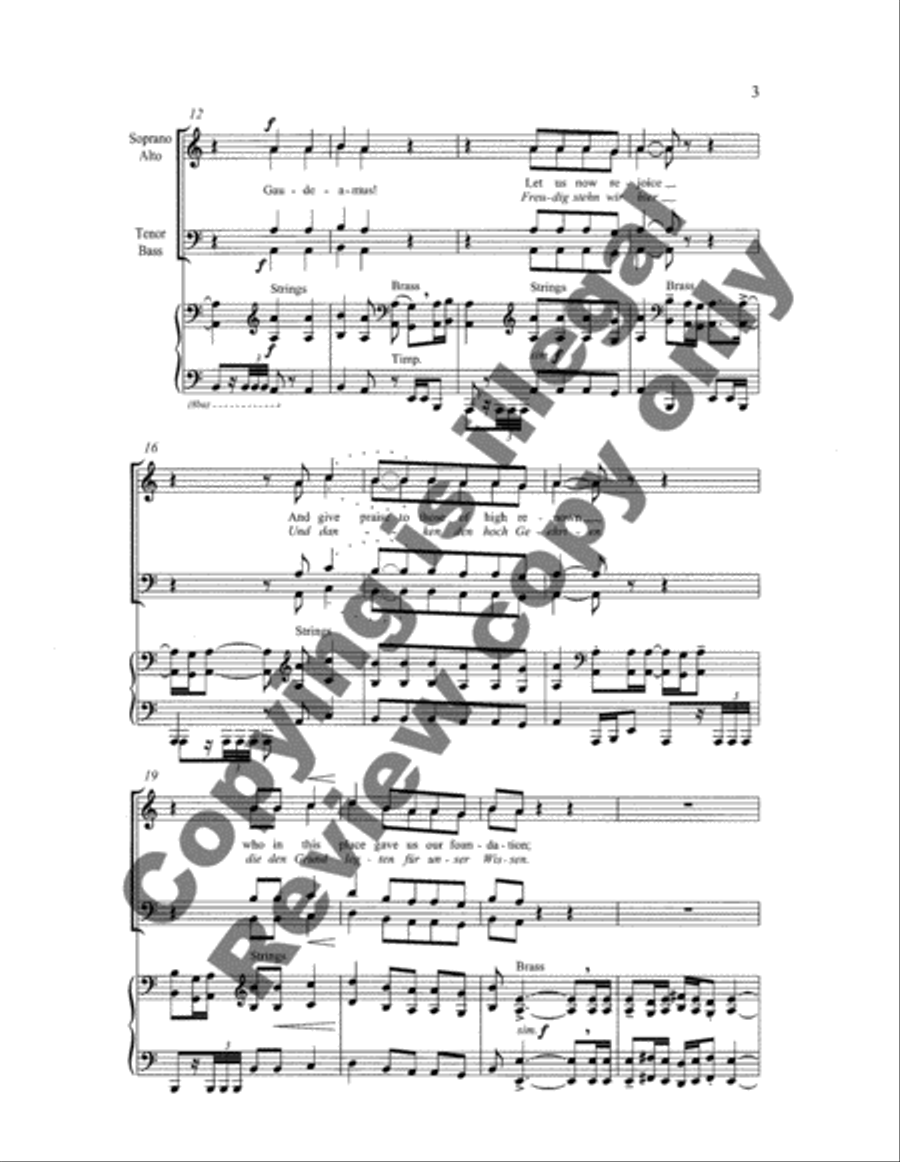 Festive Ode (Choral Score) TTBB scores gallery preview page 4