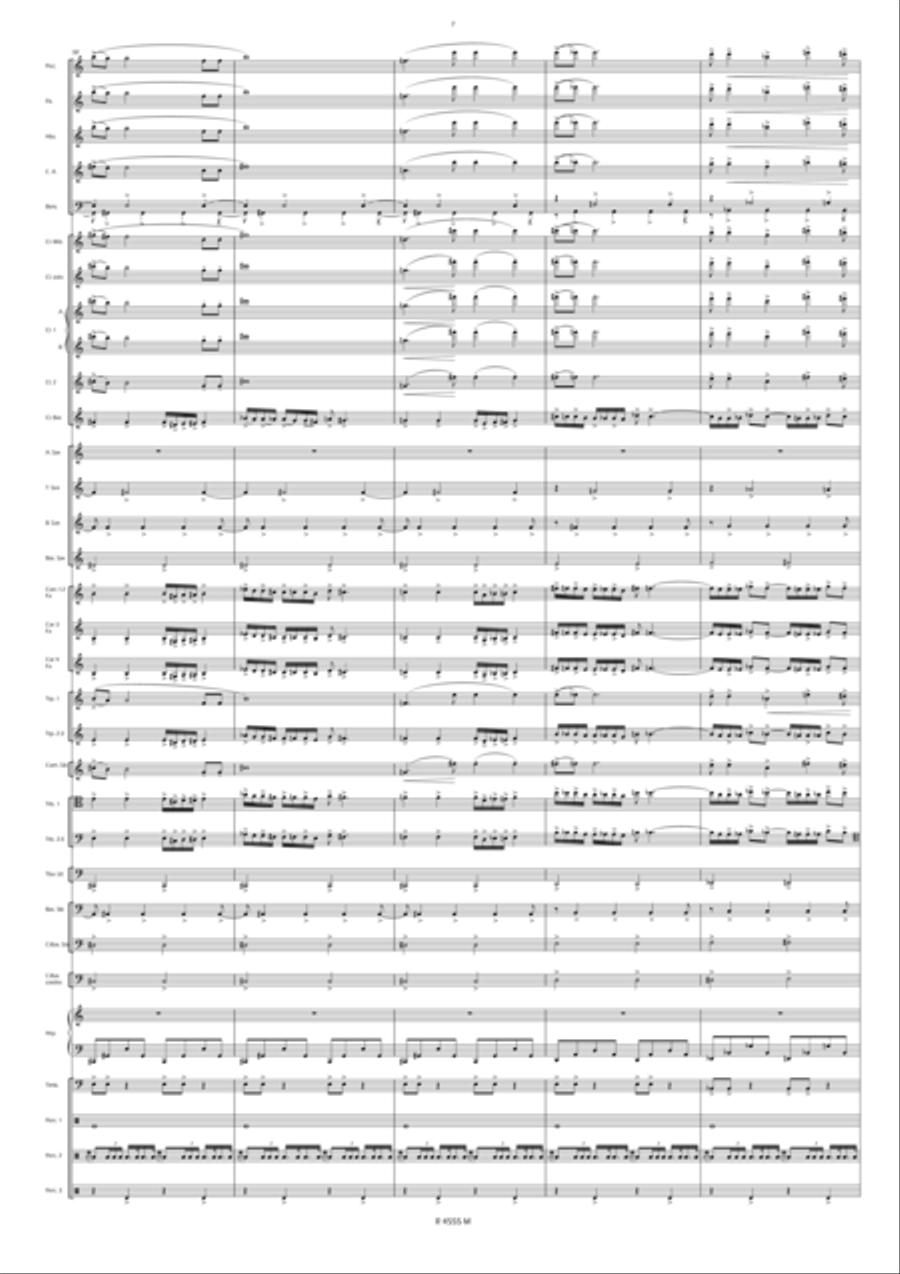 Noces de Cendres Noces de Cendres Concert Band scores gallery preview page 8