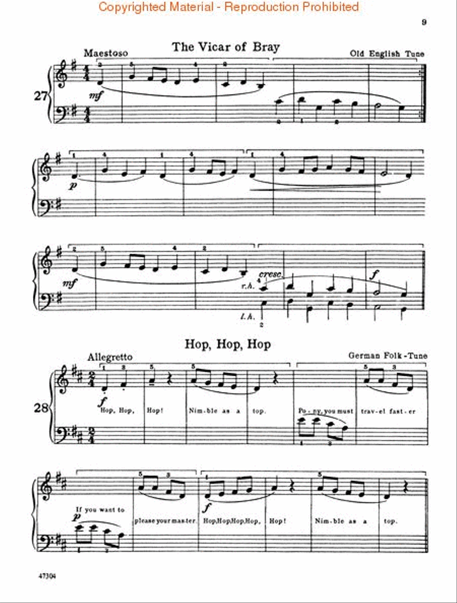 1st Solo Book for Piano 1st Solo Book for Piano Easy Piano scores gallery preview page 4