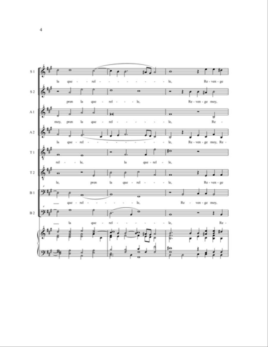 Pseaume 43 SSAATTBB scores gallery preview page 7