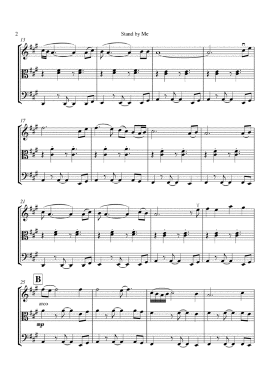Stand By Me Small Ensemble scores gallery preview page 3