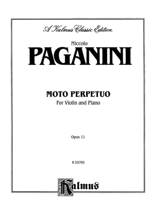 Book cover for Paganini: Moto Perpetuo, Op. 11