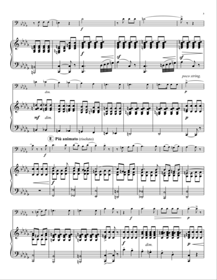 Prince Igor's Aria Euphonium scores gallery preview page 3