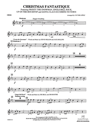Christmas Fantastique (Medley): Oboe