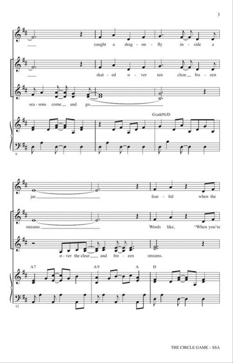 The Circle Game SSA scores gallery preview page 4
