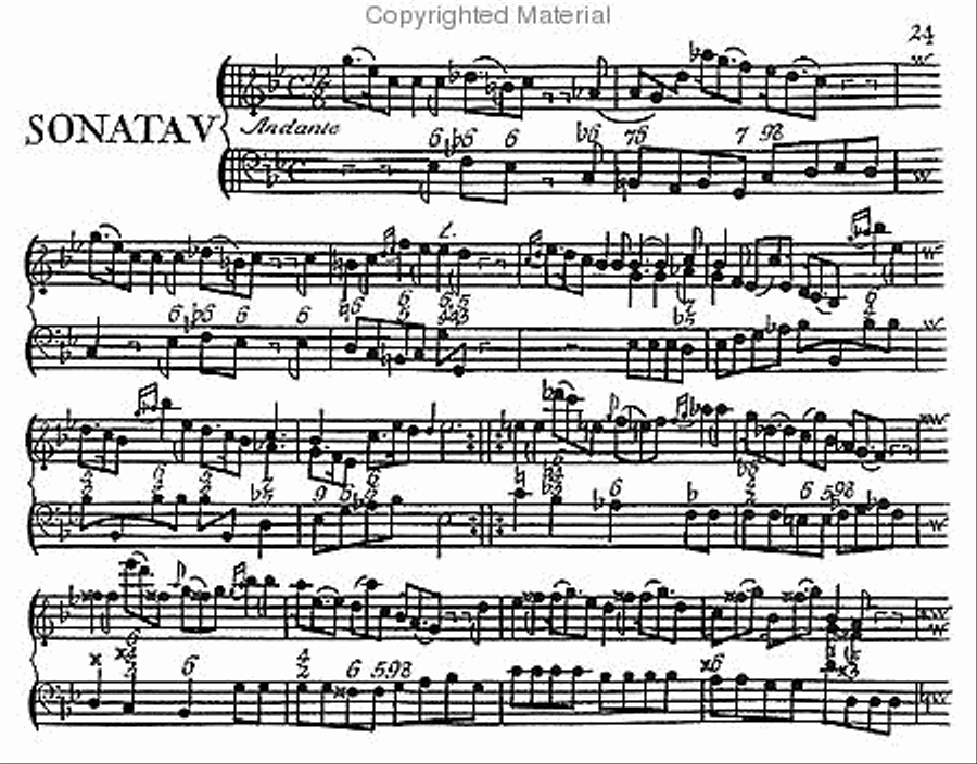 XII sonate a violino solo e basso da camera. Opera sesta Violin scores gallery preview page 3