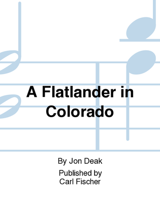 Book cover for A Flatlander in Colorado