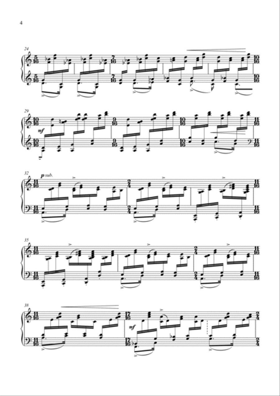 Rumba Machine Rumba Machine Piano Solo scores gallery preview page 4