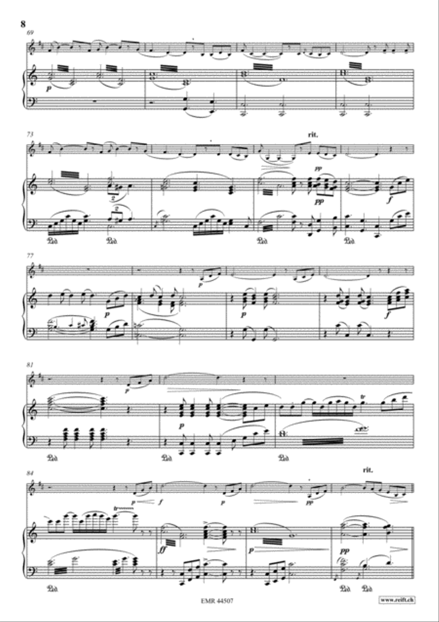 Im Walde / In The Forest Bass Clarinet scores gallery preview page 9
