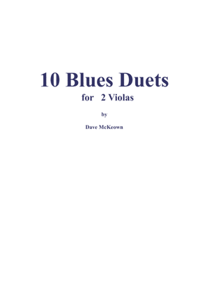 Book cover for 10 Blues Duets for Viola