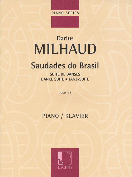 Saudades Do Brasil - Dance Suite Op67 Piano