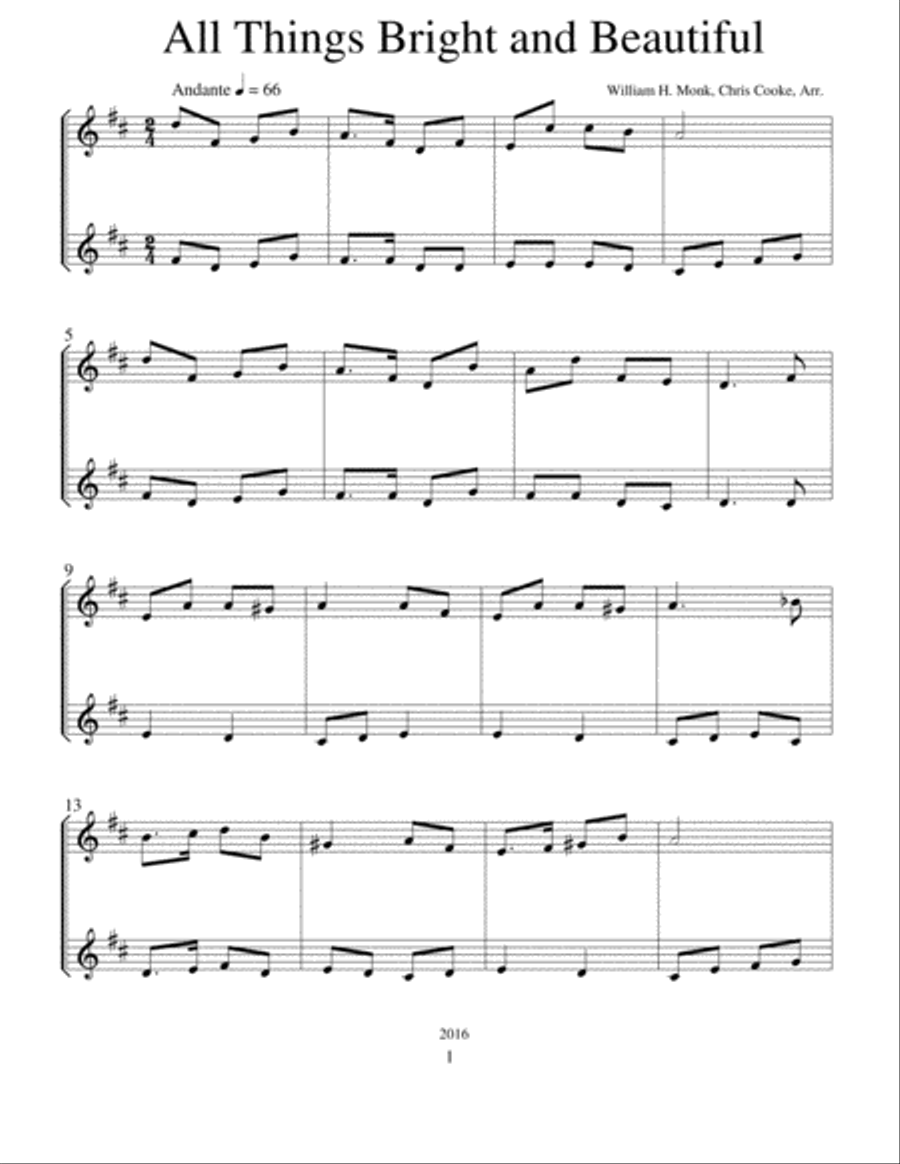 50 Favorite Hymns for Solo and Duet Instruments, Clarinet-Trumpet Clarinet scores gallery preview page 4