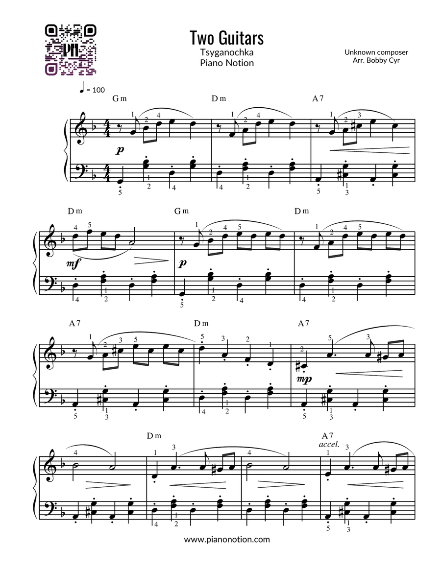 Guitar sales plus piano
