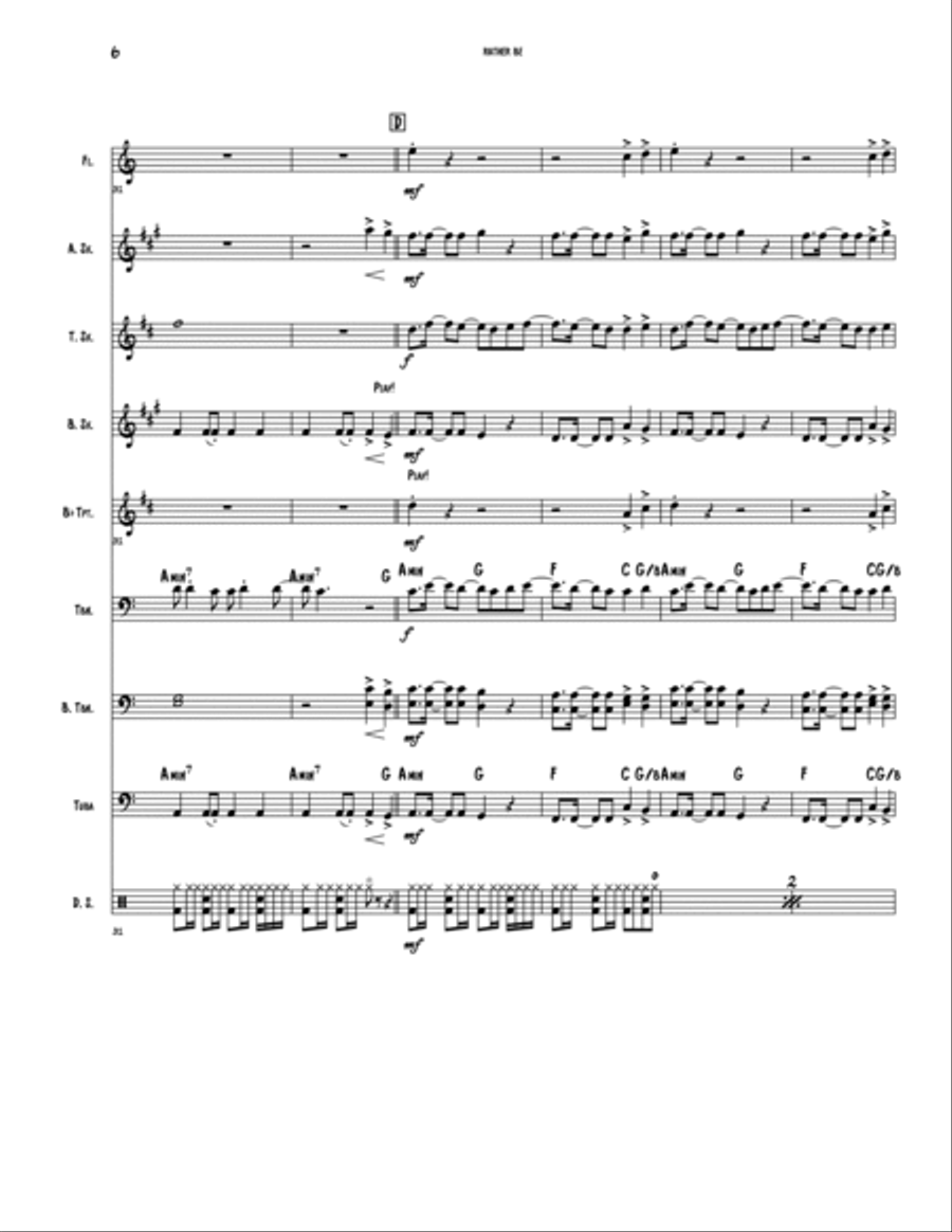 Rather Be Jazz Ensemble scores gallery preview page 6