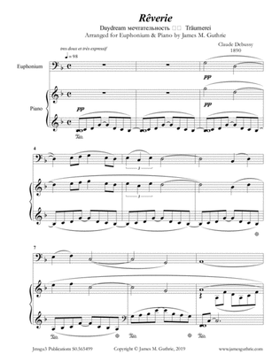 Debussy: Reverie for Euphonium & Piano