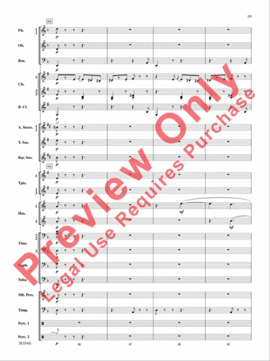 Band-O-Ween Concert Band scores gallery preview page 20