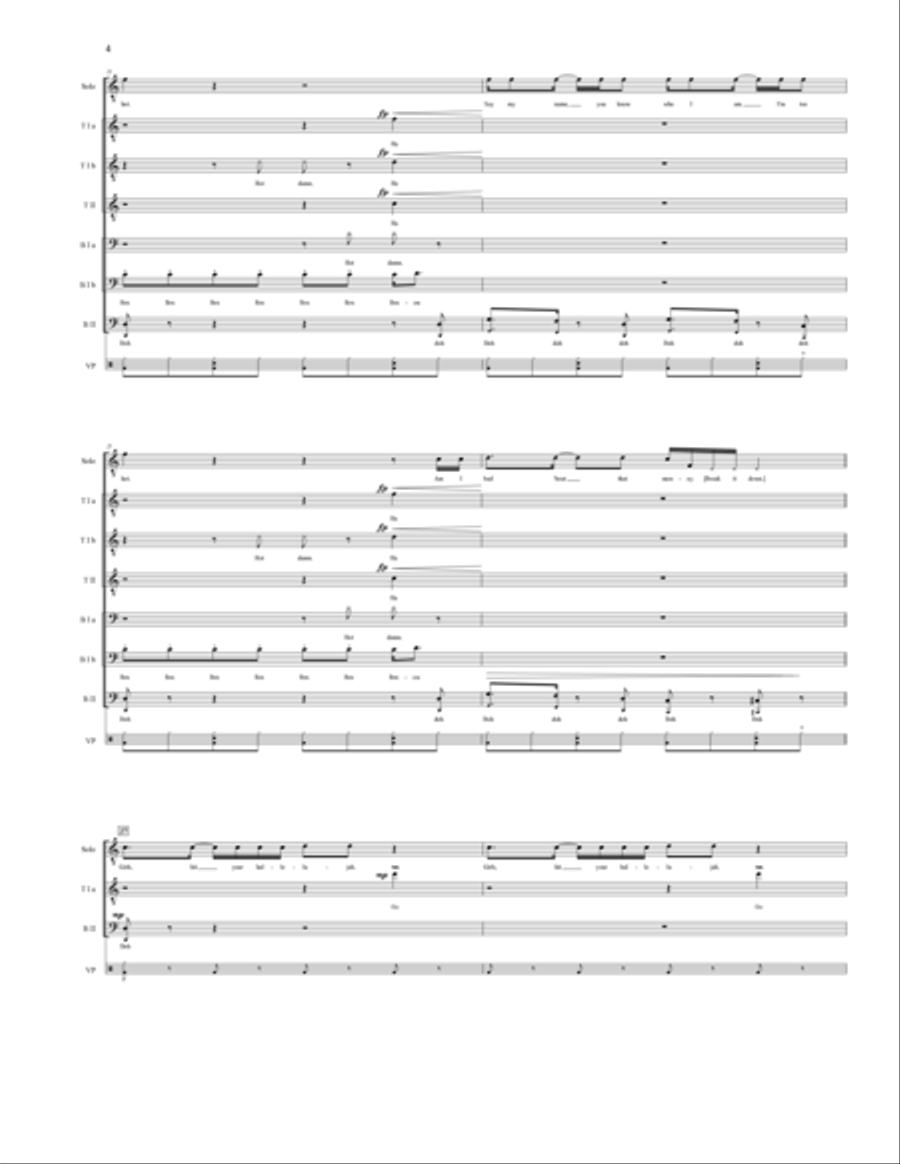 Uptown Funk TTBB scores gallery preview page 5